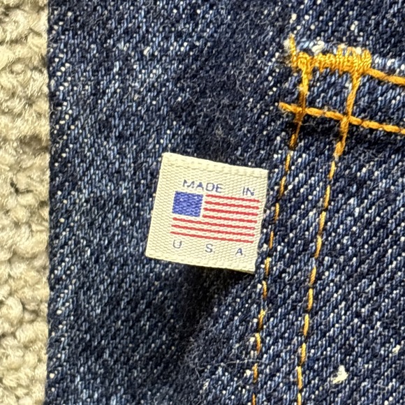 Vintage AFSCME White Oak Cone Denim Mens Vest XL 30th Convention Vegas 1992 NEW - Picture 7 of 16